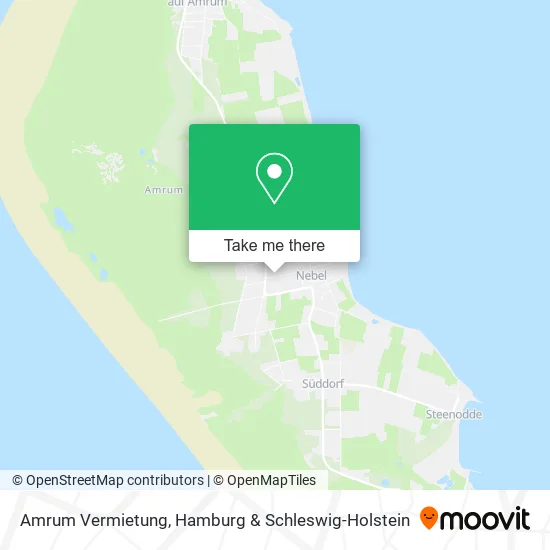 Карта Amrum Vermietung