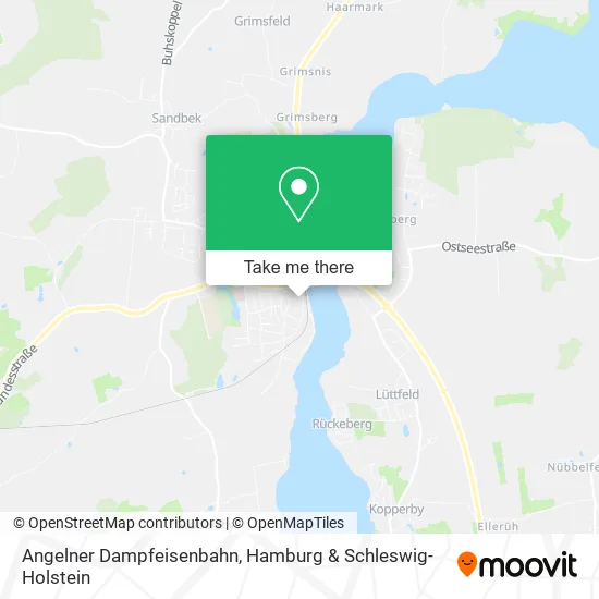 Карта Angelner Dampfeisenbahn