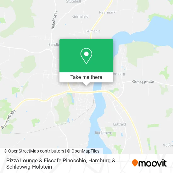 Карта Pizza Lounge & Eiscafe Pinocchio