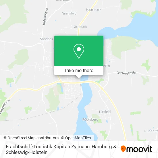 Карта Frachtschiff-Touristik Kapitän Zylmann