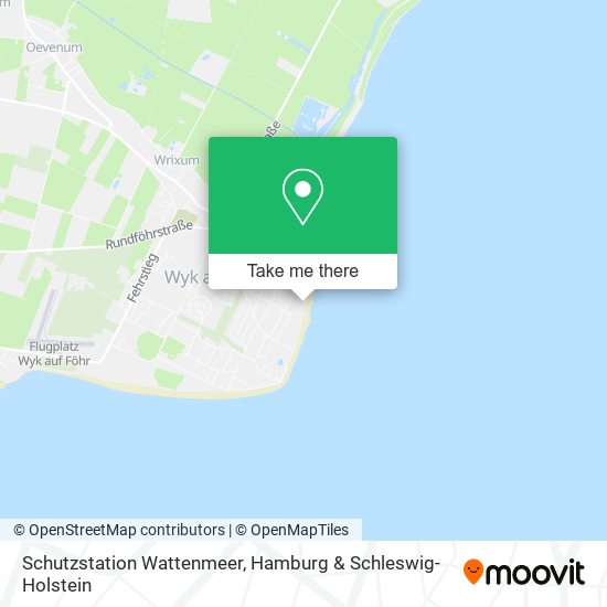 Schutzstation Wattenmeer map