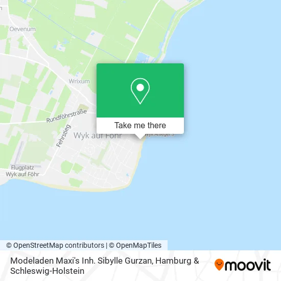 Карта Modeladen Maxi's Inh. Sibylle Gurzan