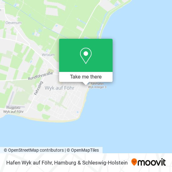 Hafen Wyk auf Föhr map