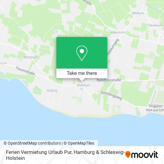 Ferien Vermietung Urlaub Pur map