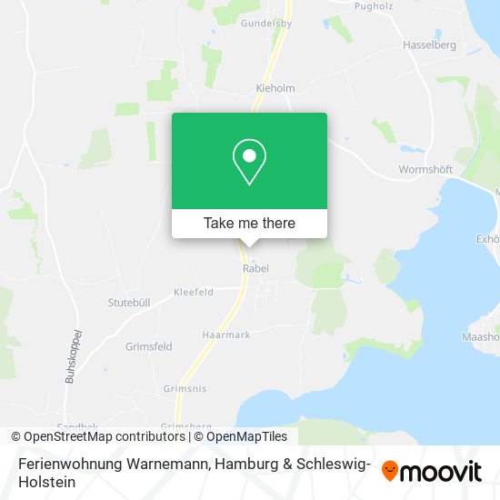 Ferienwohnung Warnemann map