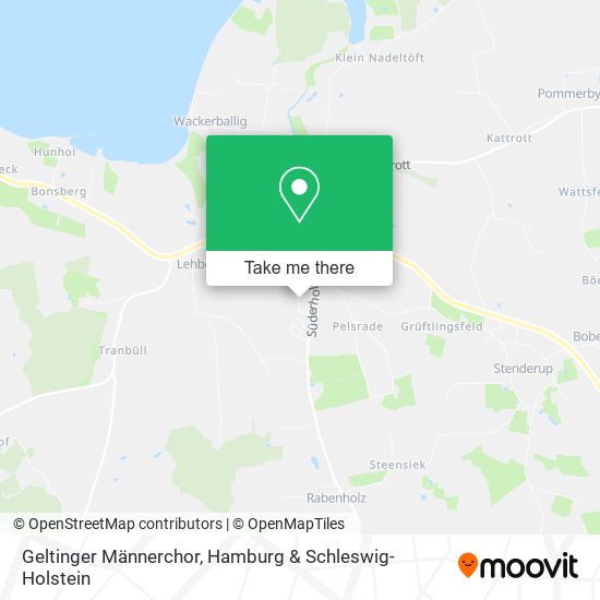Geltinger Männerchor map