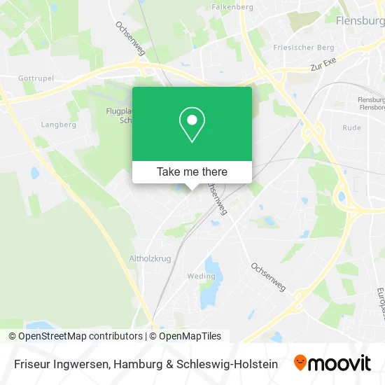 Карта Friseur Ingwersen