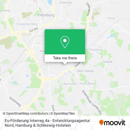 Eu-Förderung Interreg 4a - Entwicklungsagentur Nord map