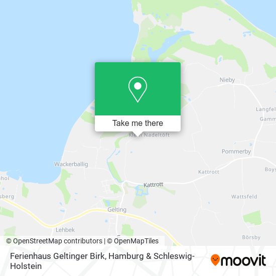Ferienhaus Geltinger Birk map