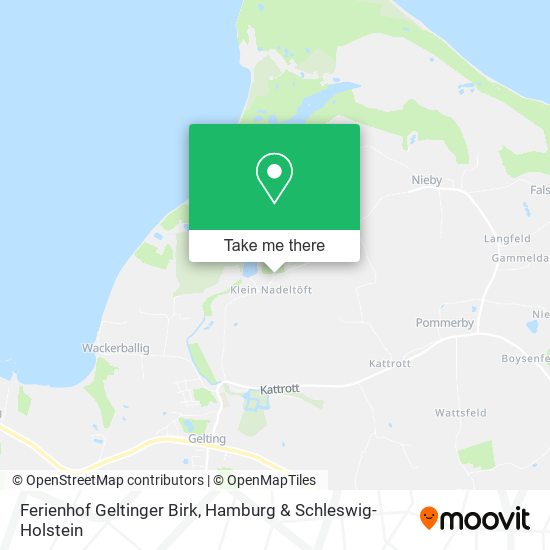 Ferienhof Geltinger Birk map