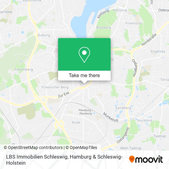 LBS Immobilien Schleswig map