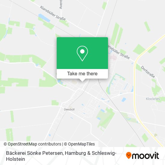 Bäckerei Sönke Petersen map