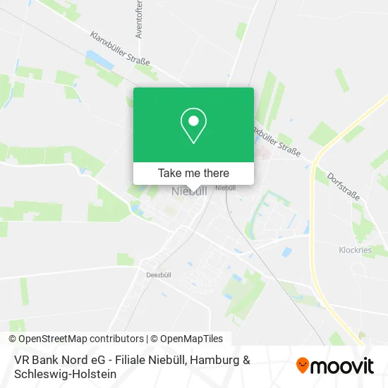 Карта VR Bank Nord eG - Filiale Niebüll