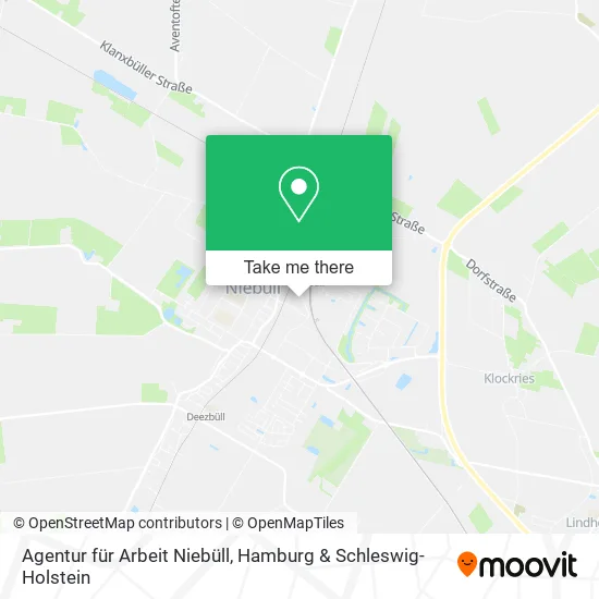 Карта Agentur für Arbeit Niebüll