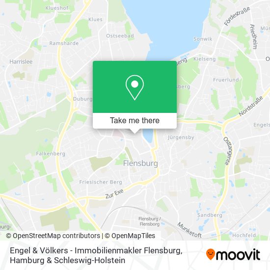 Engel & Völkers - Immobilienmakler Flensburg map