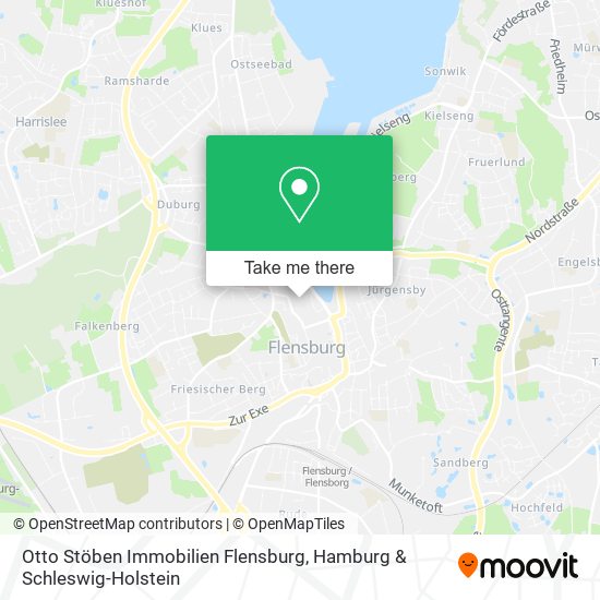 Otto Stöben Immobilien Flensburg map