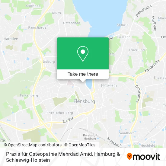 Карта Praxis für Osteopathie Mehrdad Amid