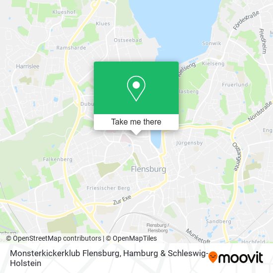 Monsterkickerklub Flensburg map