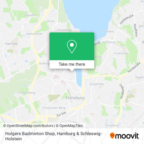 Holgers Badminton Shop map