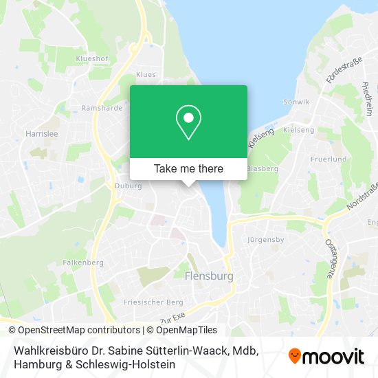 Wahlkreisbüro Dr. Sabine Sütterlin-Waack, Mdb map