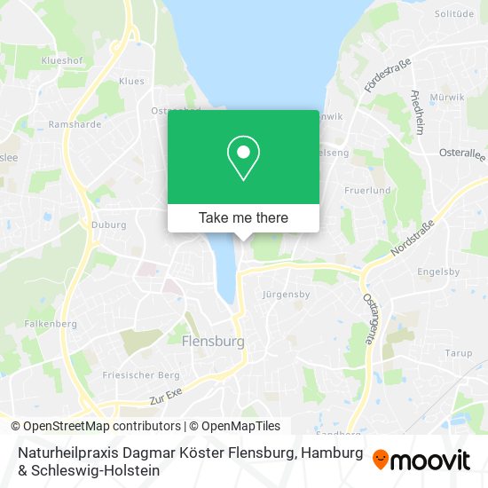 Naturheilpraxis Dagmar Köster Flensburg map
