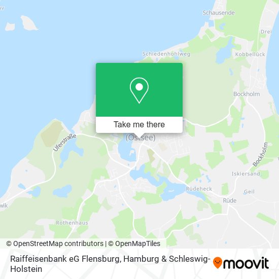 Карта Raiffeisenbank eG Flensburg