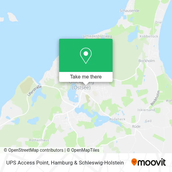 UPS Access Point map