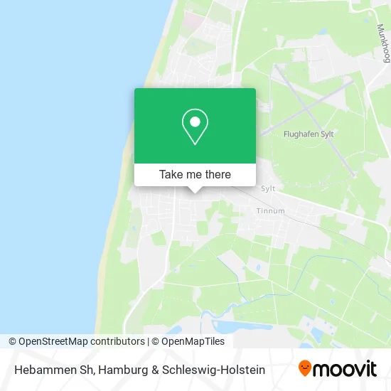 Карта Hebammen Sh