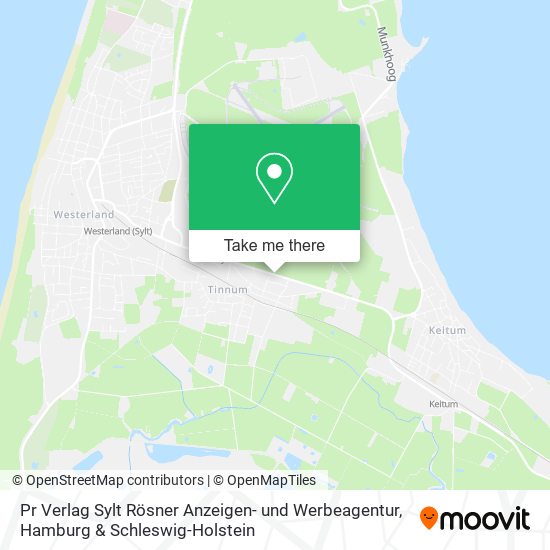 Pr Verlag Sylt Rösner Anzeigen- und Werbeagentur map