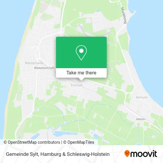 Карта Gemeinde Sylt