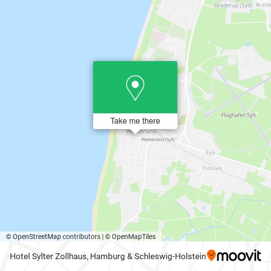 Hotel Sylter Zollhaus map