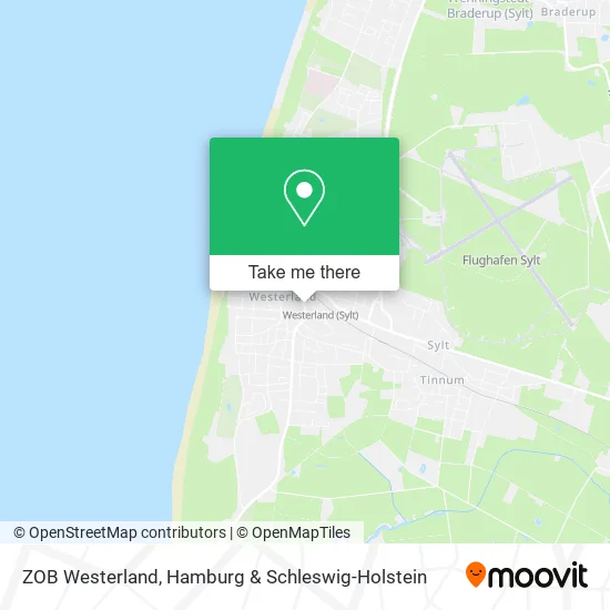 Карта ZOB Westerland