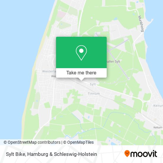 Sylt Bike map