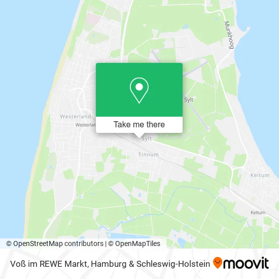 Карта Voß im REWE Markt