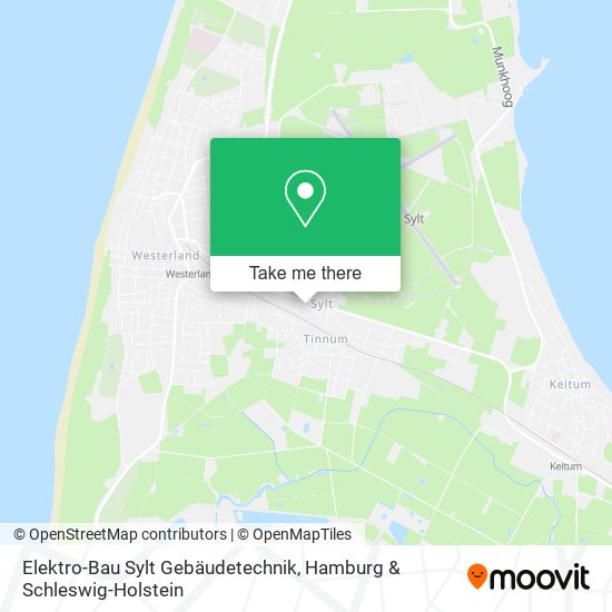 Elektro-Bau Sylt Gebäudetechnik map