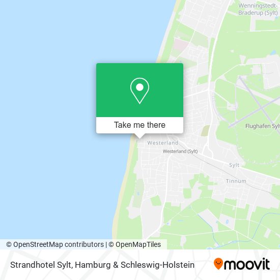 Strandhotel Sylt map