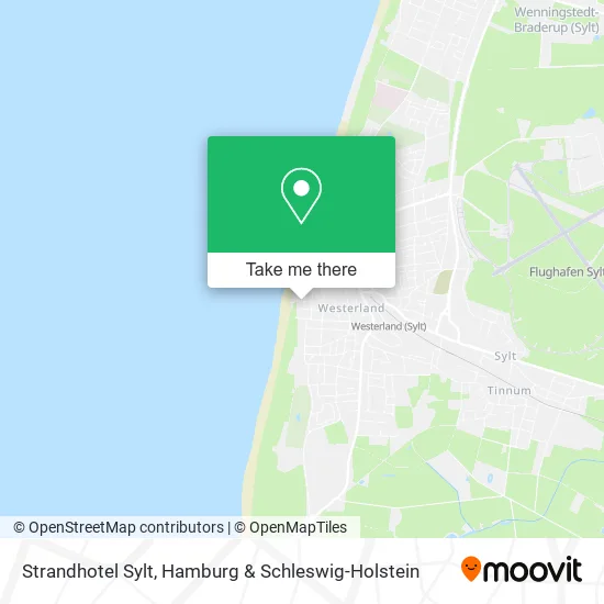 Карта Strandhotel Sylt