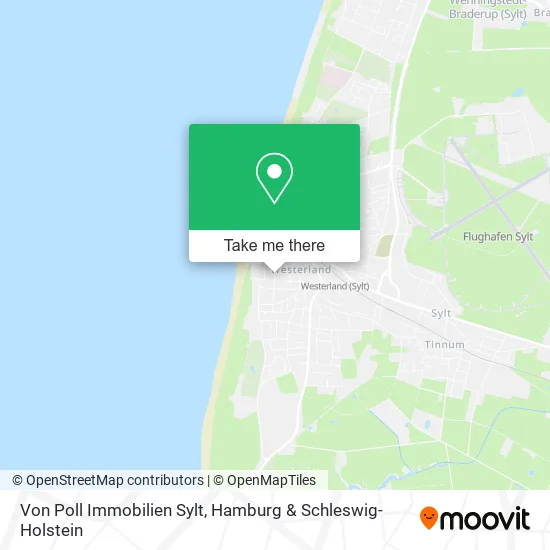 Карта Von Poll Immobilien Sylt