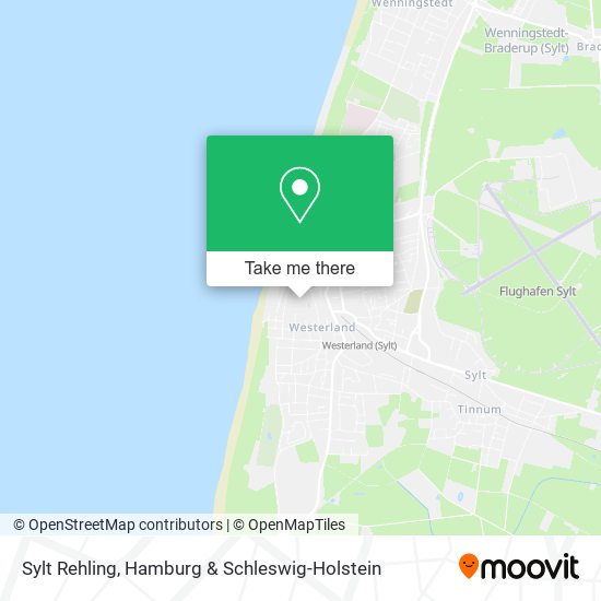 Sylt Rehling map