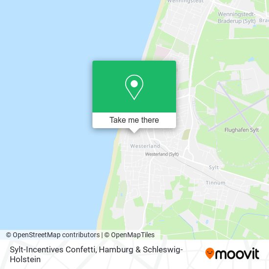 Sylt-Incentives Confetti map