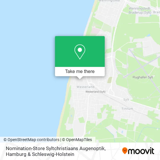 Карта Nomination-Store Syltchristiaans Augenoptik