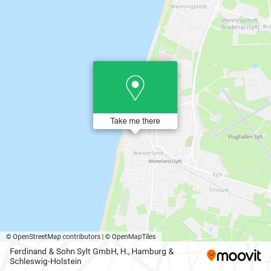 Ferdinand & Sohn Sylt GmbH, H. map