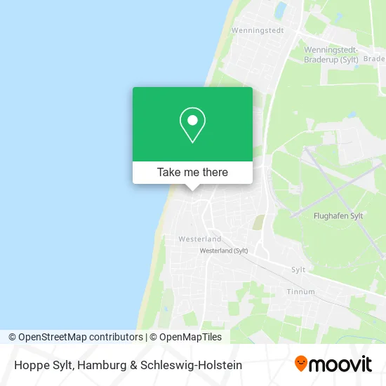 Карта Hoppe Sylt