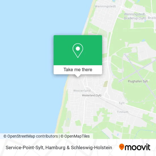 Карта Service-Point-Sylt