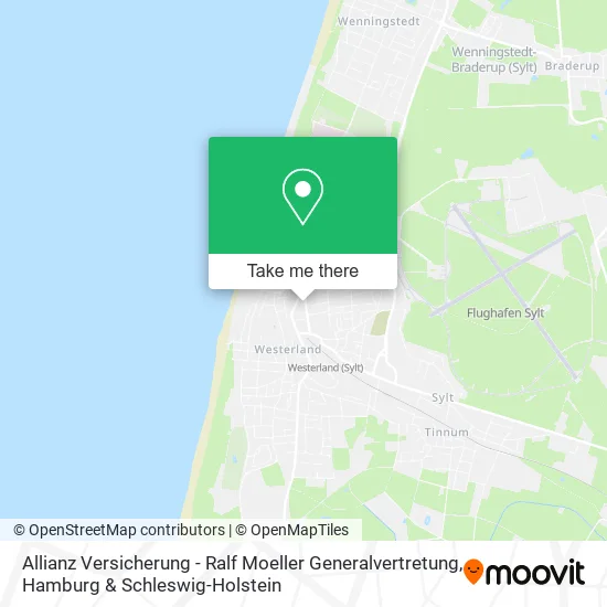 Карта Allianz Versicherung - Ralf Moeller Generalvertretung