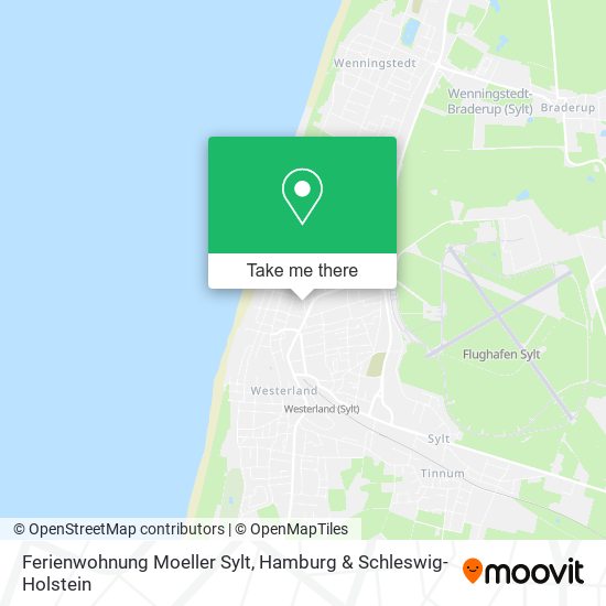 Ferienwohnung Moeller Sylt map