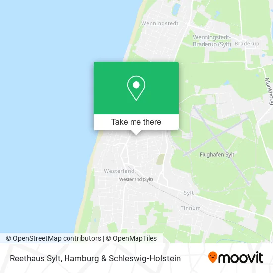 Карта Reethaus Sylt