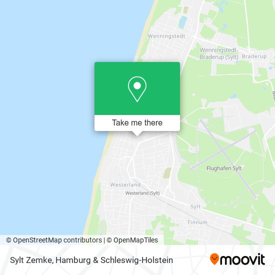 Sylt Zemke map