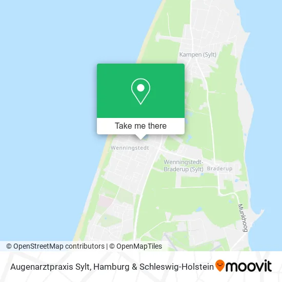 Карта Augenarztpraxis Sylt