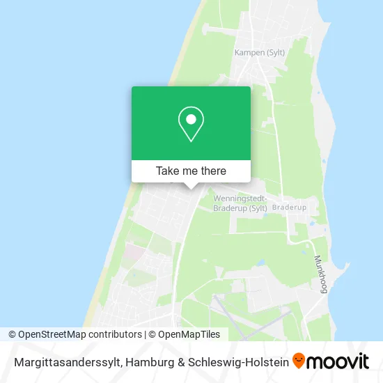 Карта Margittasanderssylt